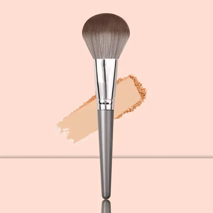 1 pièces de haute qualité moelleux doux grand pinceau à poudre poudre fard à joues brosse de réparat
