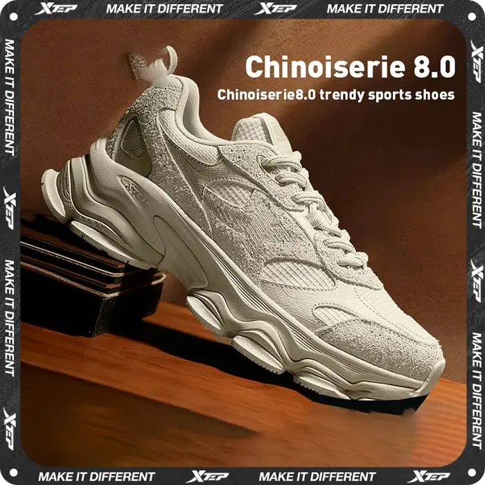 Xtep-Chaussures de dehors Décontractées pour Homme, Baskets Vintage à Semelle Optique, Mode Alberois
