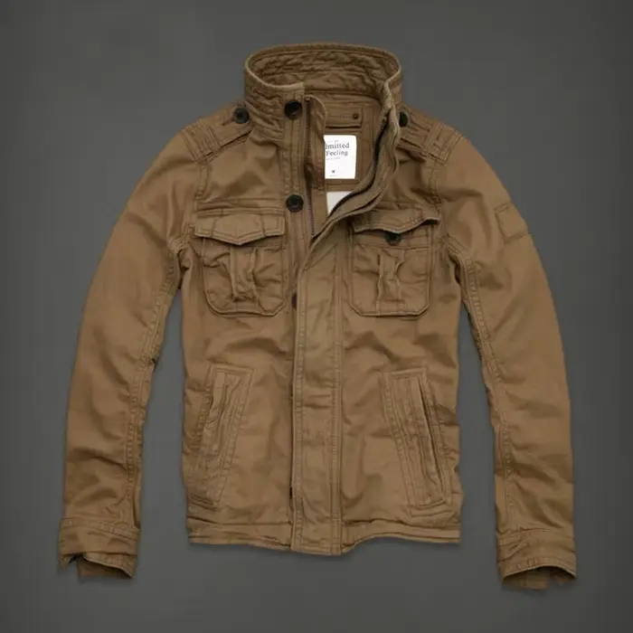 Hommes Camo Cargo veste automne poids lourd lavage coton coupe-vent veste militaire Camouflage tenue