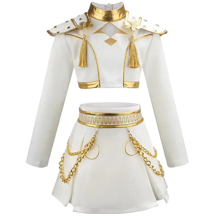 Vente chaude 2PS Costume de dessin animé pour enfants mode coréenne Cosplay Costume de danse Costume