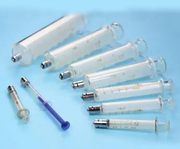 Seringue en verre à tête verrouillable Luer, 1ml, 2ml, 2.5ml, 5ml, 10ml, 20ml, 30ml, 50ml, 100ml, se