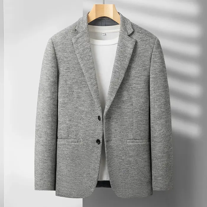 2025 hommes haut de gamme Boutique laine costume décontracté affaires couche de finition mode Gentle