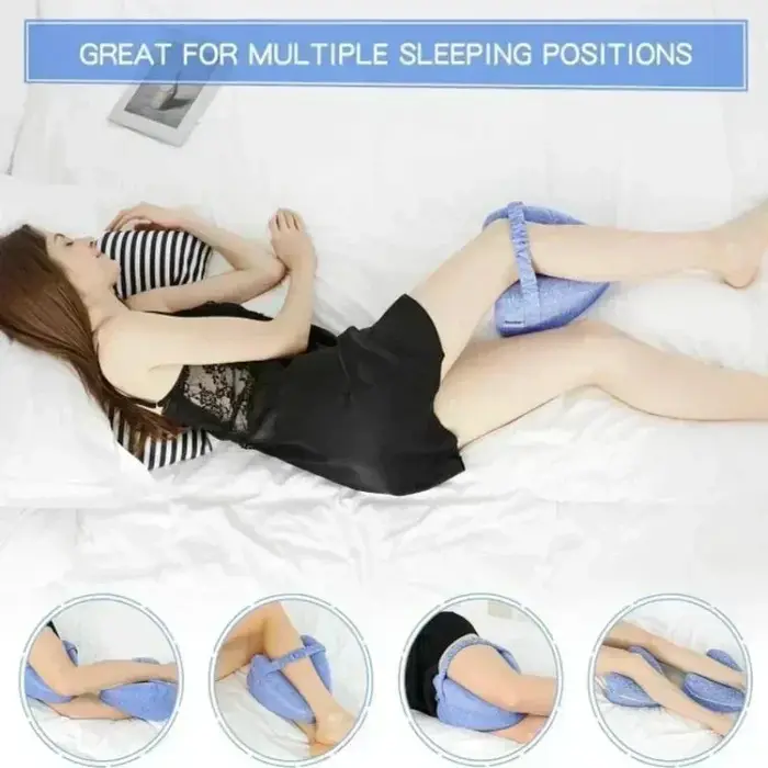 Oreiller de jambe en coton à mémoire de forme, cœur creux, côté de grossesse, dormeur, sciatique ort