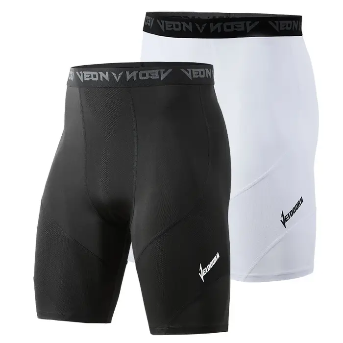 2 pièces collants de course Cool sec athlétique entraînement cyclisme Shorts Leggings sport couche d
