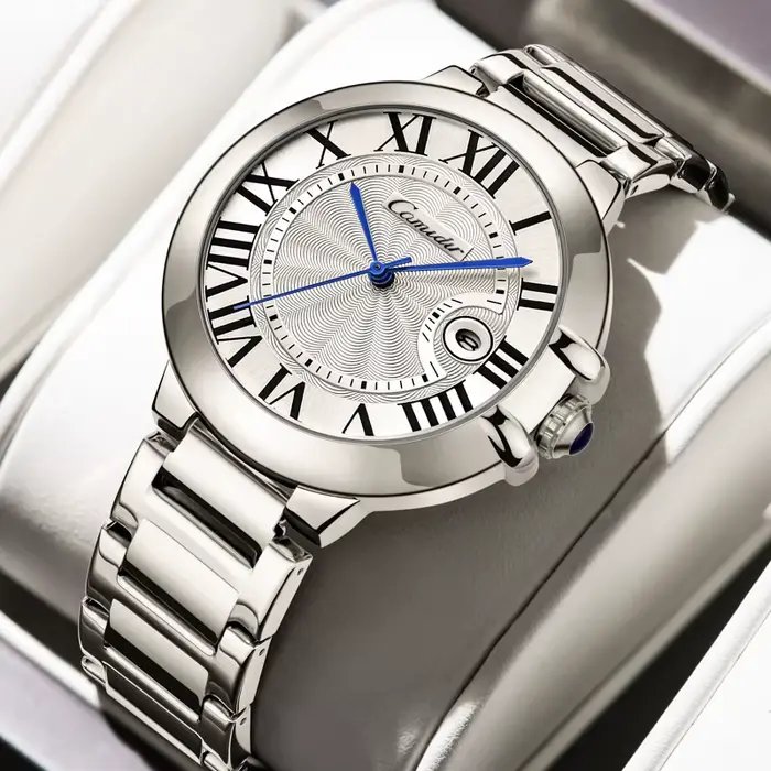 Montre pour hommes ballon bleu hommes étanche mode affaires Quartz hommes Warches chiffre romain