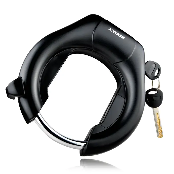 ETOOK-Serrure de tuyau en acier antivol, quincaillerie portable, haute sécurité et durable, vélo de 