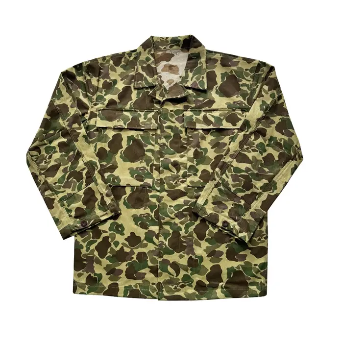 Uniforme de Soldat Américain WW2, Manteau de Camouflage Double Face, Veste de Soldat HBT Vintage, po
