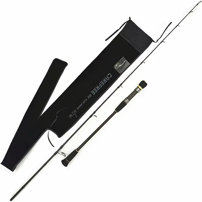 Canne pêche carbone slow jigging 1.68 1.83 1.95m puissance M ML mer spinning pointe creuse