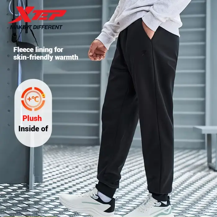 Pantalon tricot homme Xtep hiver doux - Bas confortable respirant mode rétro 876429630144