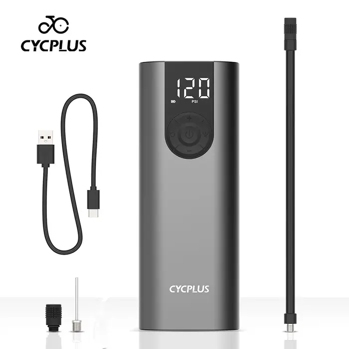 CYCPLUS A8 pompe à pneu de vélo Portable gonfleur de vélo compresseur d'air électrique batterie Rech