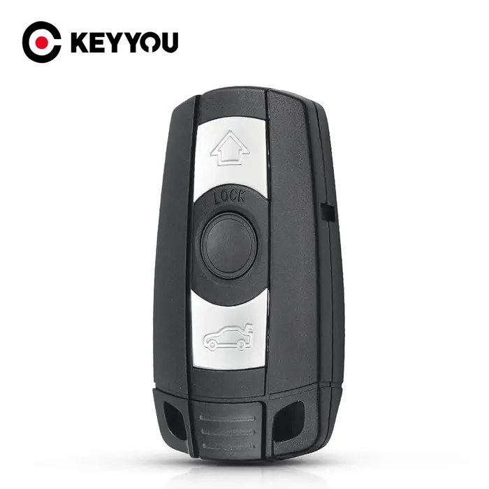 KEYYOU pour BMW 1 3 5 6 série E90 E91 E92 E60 E70 E71 E72 E82 E87 E88 E89 Fob 3BNT coque de clé à di