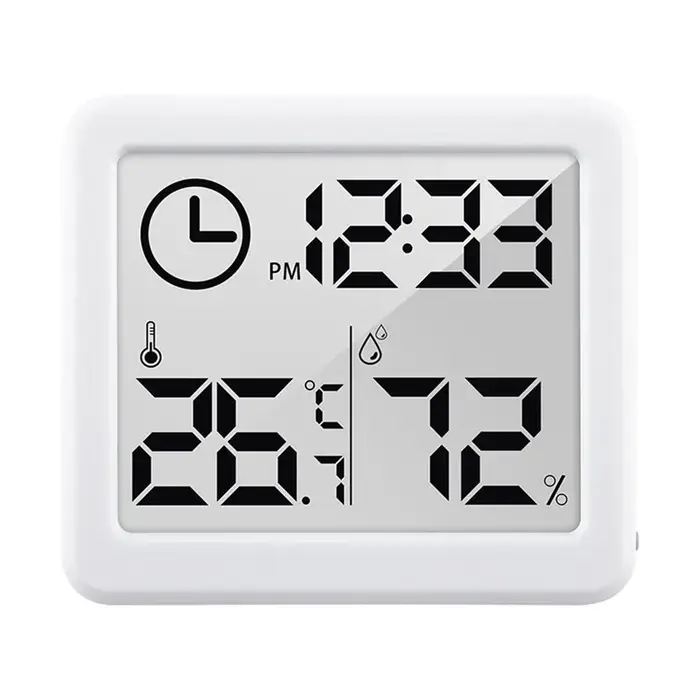 Thermohygromètre numérique LCD ultra-fin, simple, électronique, maison intelligente, therye.com, hyg