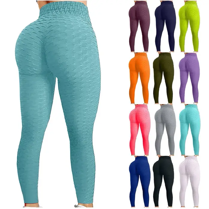 Leggings de Yoga femmes Fitness course taille haute pantalon mince Push Up sport gymnase séchage rap