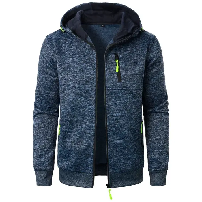 Nouveaux hommes sport Fitness sweat-shirt décontracté Cardigan vestes à capuche Cardigan sweats à ca