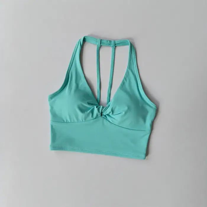 Soutien-gorge de sport respirant et à séchage rapide pour femme, anti-choc, push-up, idéal pour le y