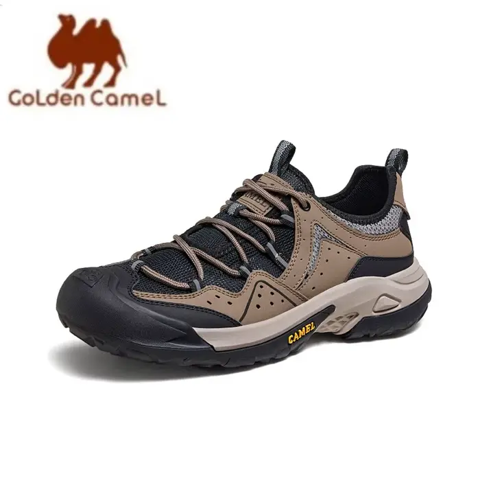 Chaussures randonnée légères homme GOLDEN CAMEL 2024 - Souliers trekking maille ajourée respirants extérieur