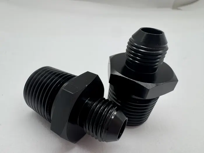 Adaptateur d'union en aluminium avec filetage mâle NPT 6AN AN-6 à 1/2 pouces, connecteur de refroidi