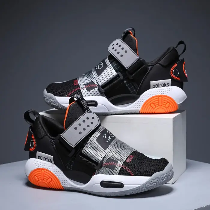Chaussures de basket-ball pour enfants, baskets de Sport légères et antidérapantes pour garçons et f