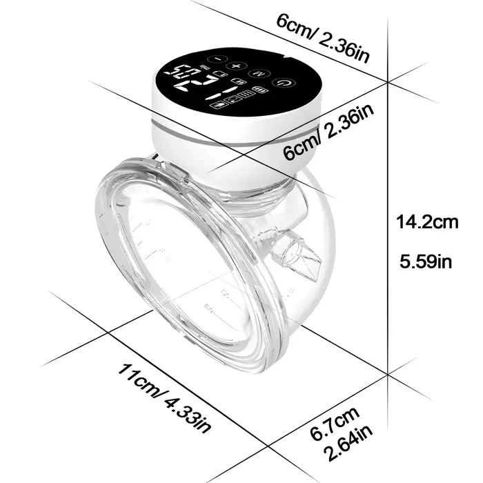 Tire-lait électrique Portable, 1 pièce, Collection de lait silencieuse, mains libres, Invisible, aut