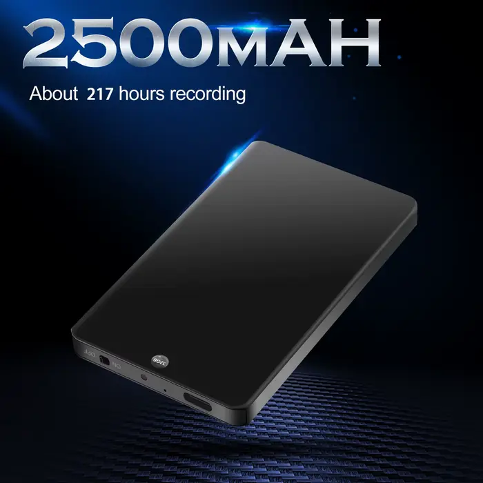 V66 professionnel Rechargeable Portable numérique Audio enregistreur vocal opération à un bouton mém