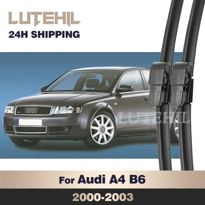Pour Audi A4 B6 8E 8H 2000-2003 2001 2002 balais d'essuie-glace avant pare-brise brosse de fenêtre 2