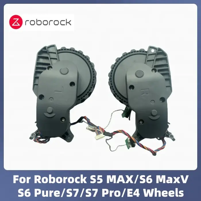 Accessoires d'origine pour aspirateur Roborock S5 MAX/ S6 MaxV/S6 Pure/S7 Pro/ E4, pièces de roues d