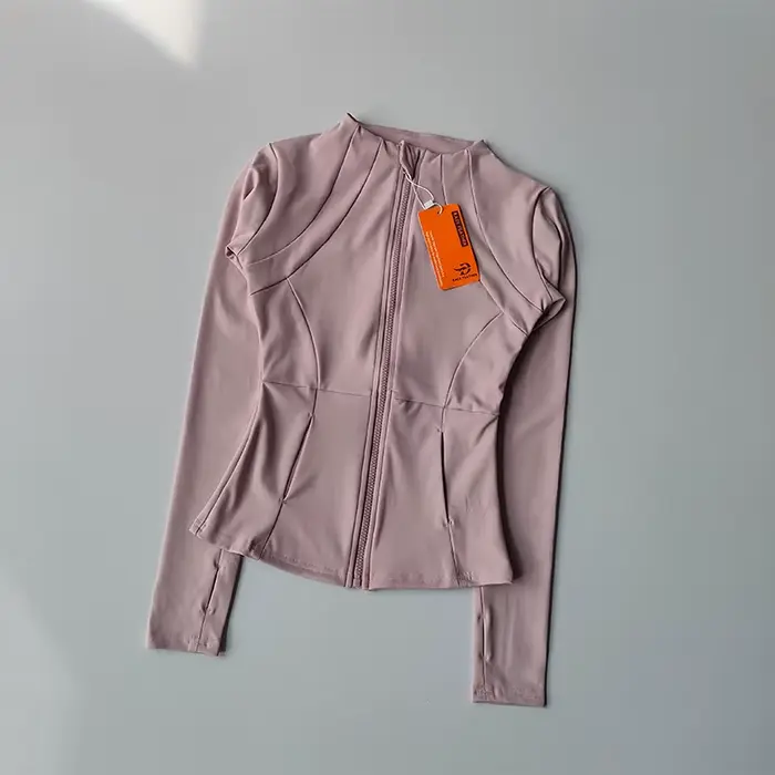 Manteau sport femme coupe cintrée automne hiver - Vêtement professionnel séchage rapide amincissant