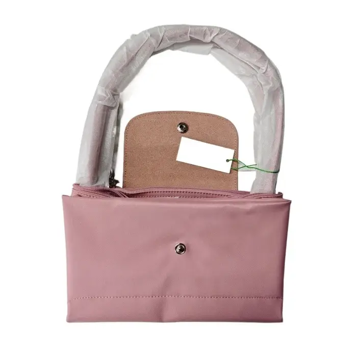 Sacs à main pliables en nylon Hobo classiques pour femme, sacs fourre-tout brodés, sacs à bandoulièr
