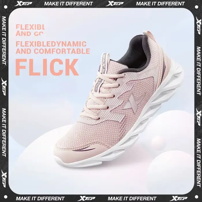 Xtep femmes chaussures de course nouvelle mode baskets légères pour femmes respirant amorti chaussur