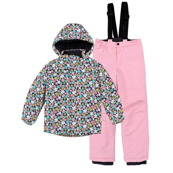 Combinaisons de Ski pour enfants, filles et garçons, manteau de Snowboard, pantalon, imperméable, co