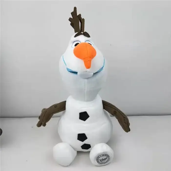 Jouet en peluche OlPG pour enfants, bonhomme de neige mignon, dessin animé, princesse beurre, Elsa, 
