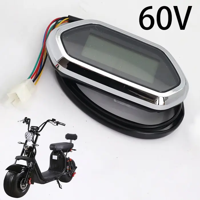 Compteur galvanoplastie LED LCD TingParts, scooter électrique Citycoco, moto, accessoires modifiés, 