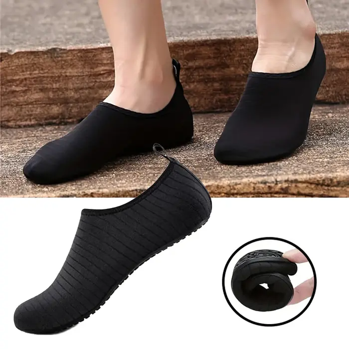 Chaussures d'eau de plage unisexes, pantoufles de natation respirantes à séchage rapide, baskets de 