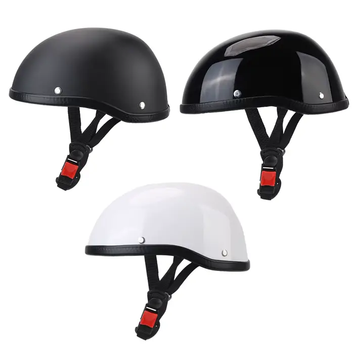 Casque de moto ultraléger unisexe rétro Vintage casque de sécurité cyclisme demi-visage casque de vélo vtt