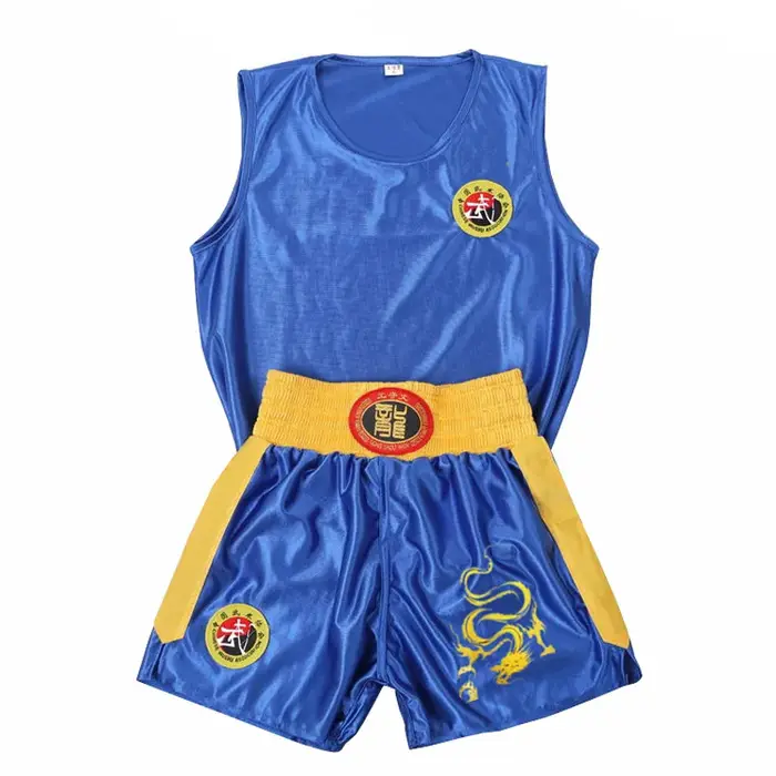Vêtements Wushu unisexes, uniforme de Kung Fu pour enfants, vêtements Sanda Wu Shu, ensemble d'arts 