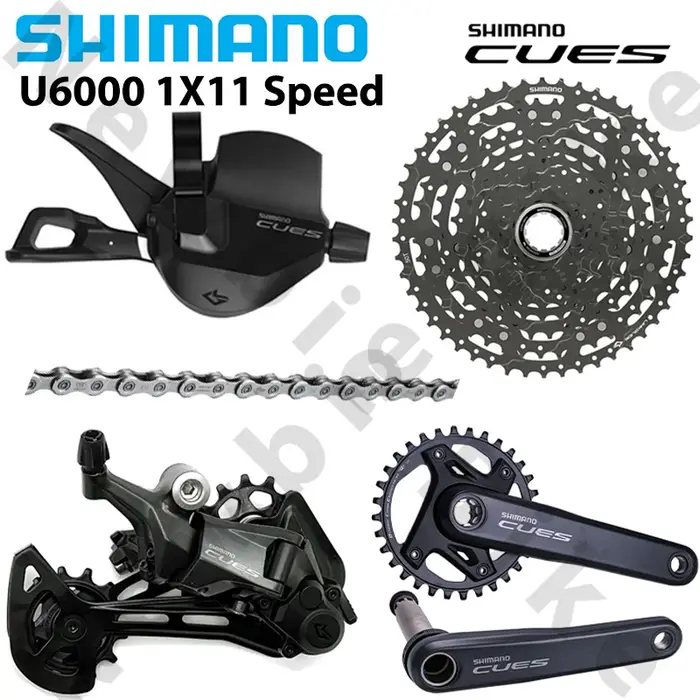 SHIMANO CUES U6000 1X11 vitesses groupe levier de changement de vitesse dérailleur arrière pédalier 