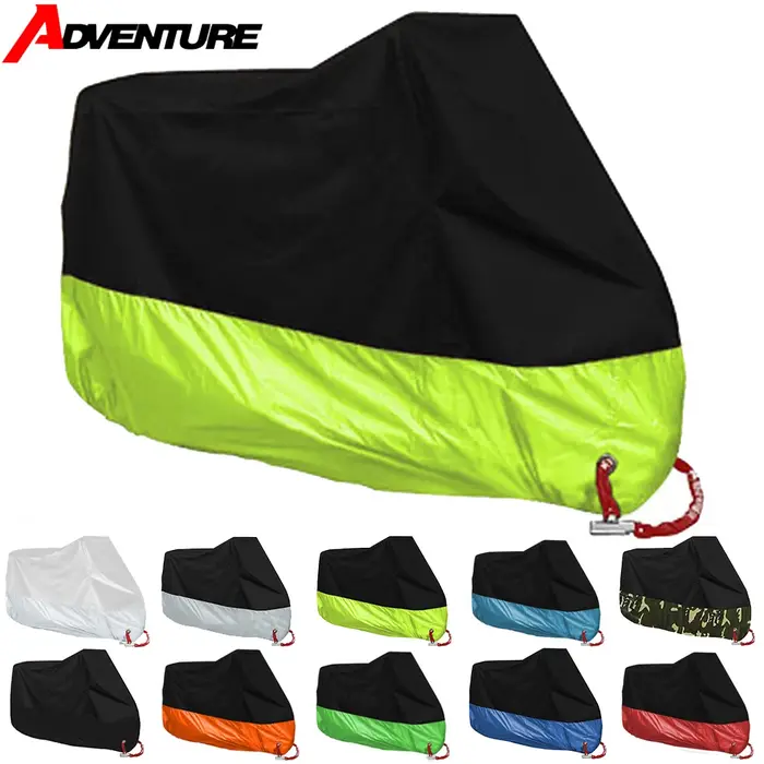 Juste de Protection Imperméable pour Moto, Anti-Poussière et UV, Couverture de Pluie pour Scooter, E