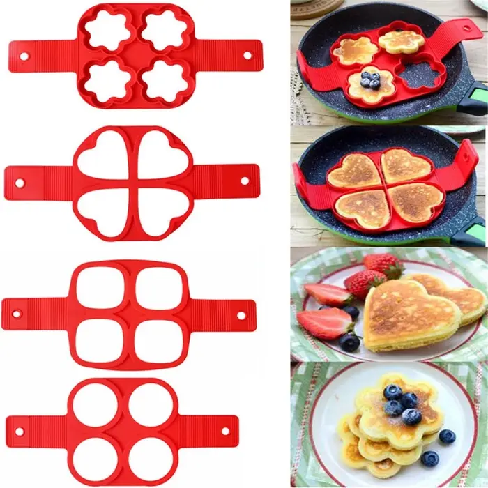 Silicone antiadhésif oeuf Shaper omelette fantastique oeuf crêpière anneau cuisine cuisson omelette 