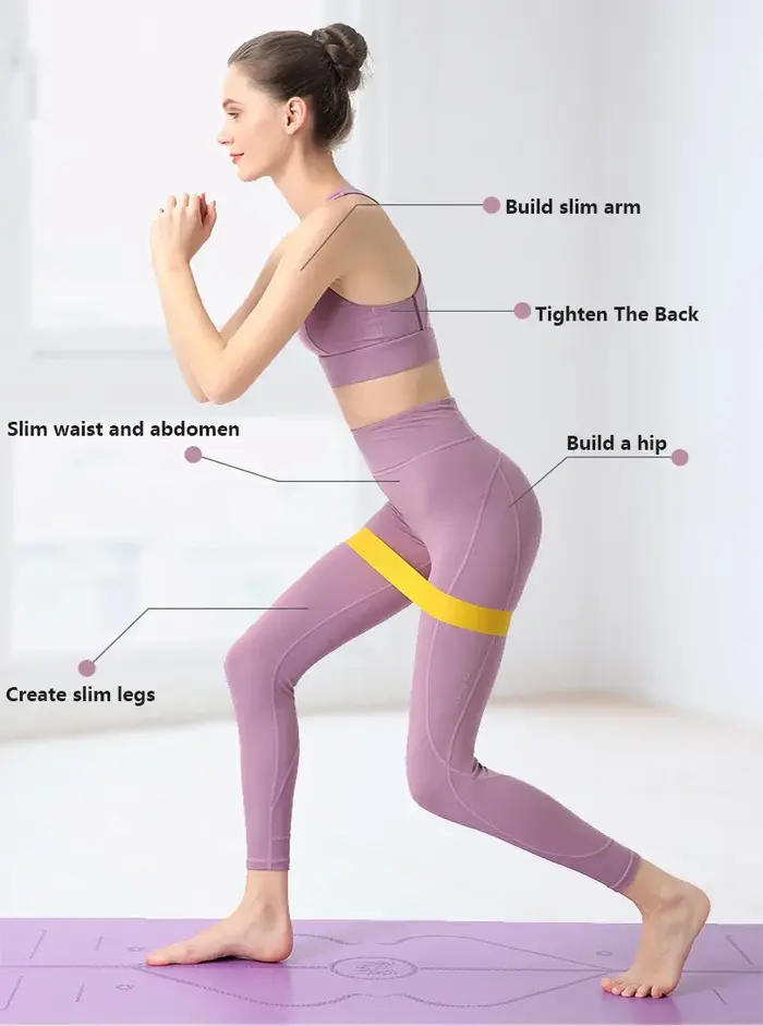 Ensemble de bandes élastiques pour entraînement fitness à la maison musculation yoga pilates exercices sportifs polyvalents pour hommes et femmes occaions spéciales