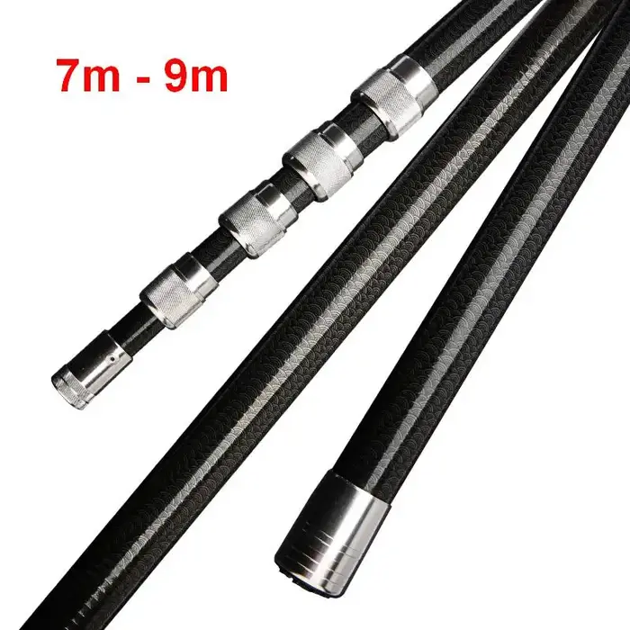 ZZ241 ZZ290A canne de manipulation de filet de pêche uniquement en fibre de carbone 7m 8m 9m 10m can