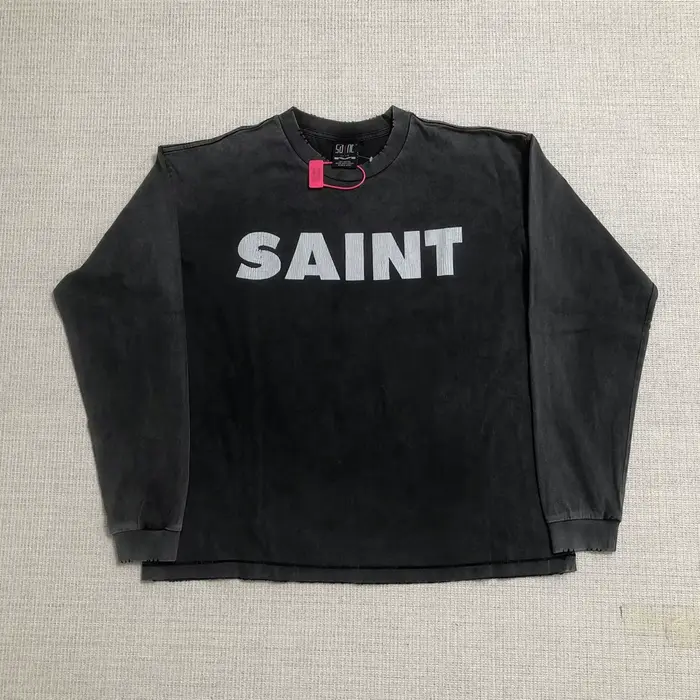 SAINT OF MICHAEL meilleure qualité Streetwear Vintage manches longues t-shirt décontracté ample surd
