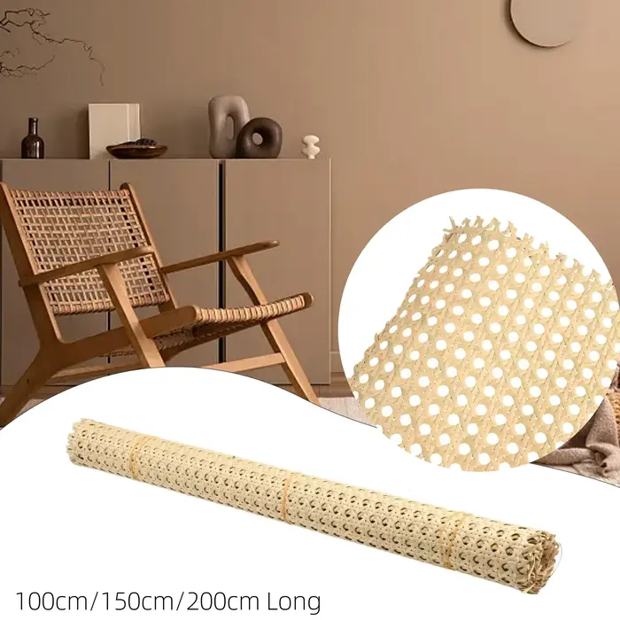 WINCEF-Sangle en rotin confortable pour chaises et autres meubles anciens, 1-2m, aspect naturel, rou