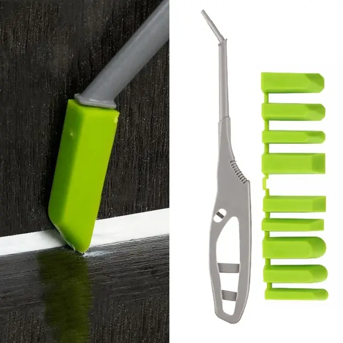Grattoir d'angle de colle de verre, épandeur de scellant, outil de réparation de joint de carrelage 