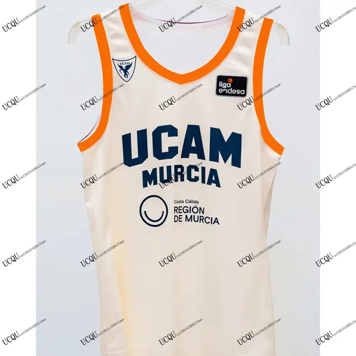 Espagne ACB 2025-26 nouveauté UCAM Murcia maillots de basket-ball 3D imprimé T-Shirts décontracté ma