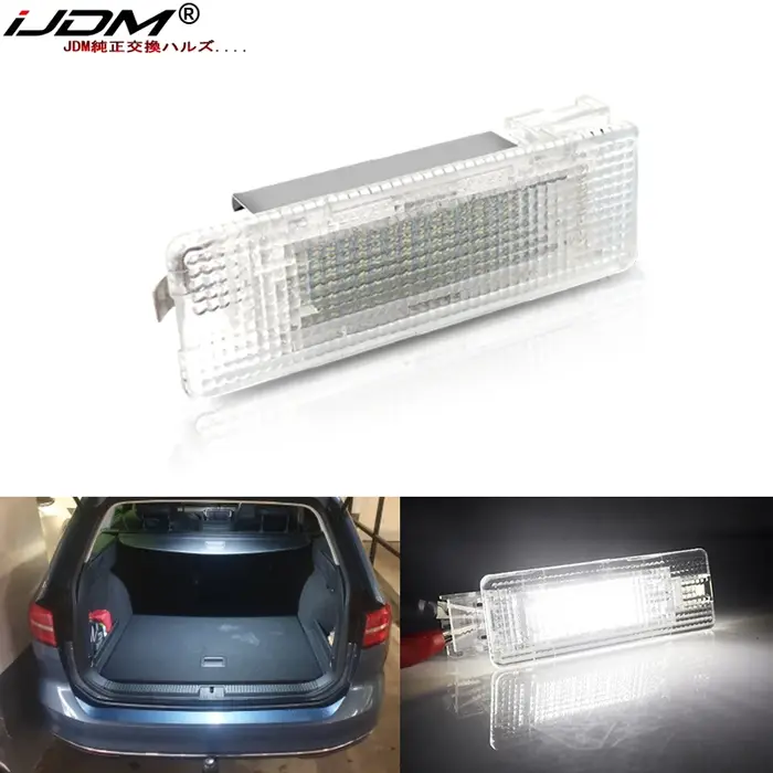 Lumières LED contrastées pour coffre à bagages, lumières de coffre, 12V, VW Caddy, Eos, Golf, Jetta,