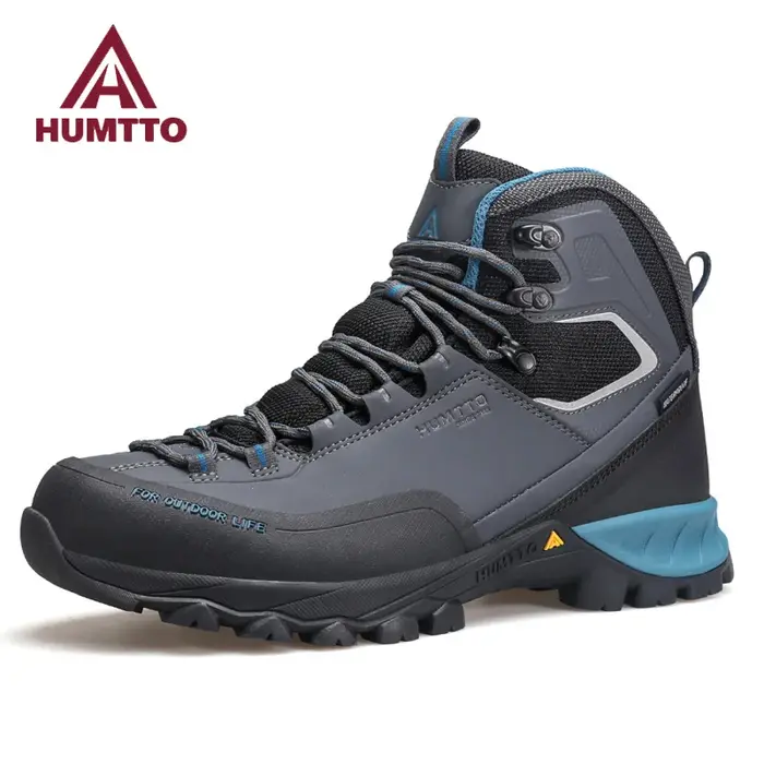 Chaussures randonnée homme imperméables - Bottes trekking cuir sécurité plein air