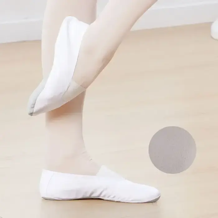 Chaussures de gymnastique professionnelles chaussures de Ballet pour filles semelle en cuir entier S