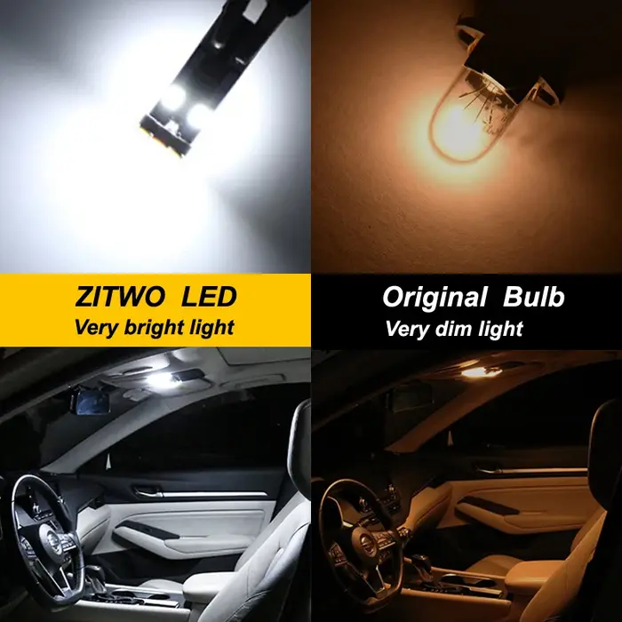 ZITWO – Kit d'ampoules de lecture en forme de dôme intérieur LED, pour Honda Pilot 2003 2005 - 2015 