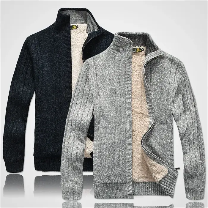 Cardigan décontracté Smile pour hommes, pull pour hommes, manteau chaud, vêtements optiques, hiver, 