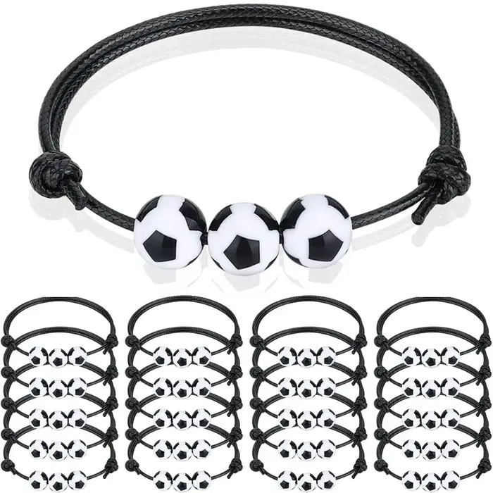 10/20 pièces sport fête charme Football bracelet capitaine Football Bracelets inspirants Bracelets S
